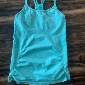 Yomana super soft yoga tank top green, size M
